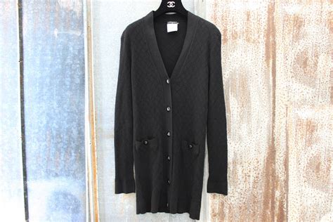 chanel long cardigan